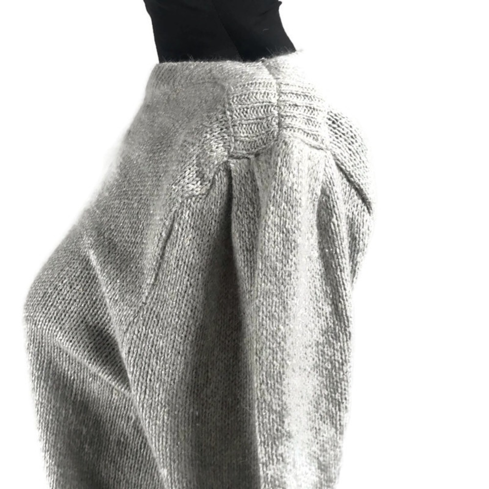 Vintage Tally-Ho Gray Silk Blend Sweater - Picture 9 of 11
